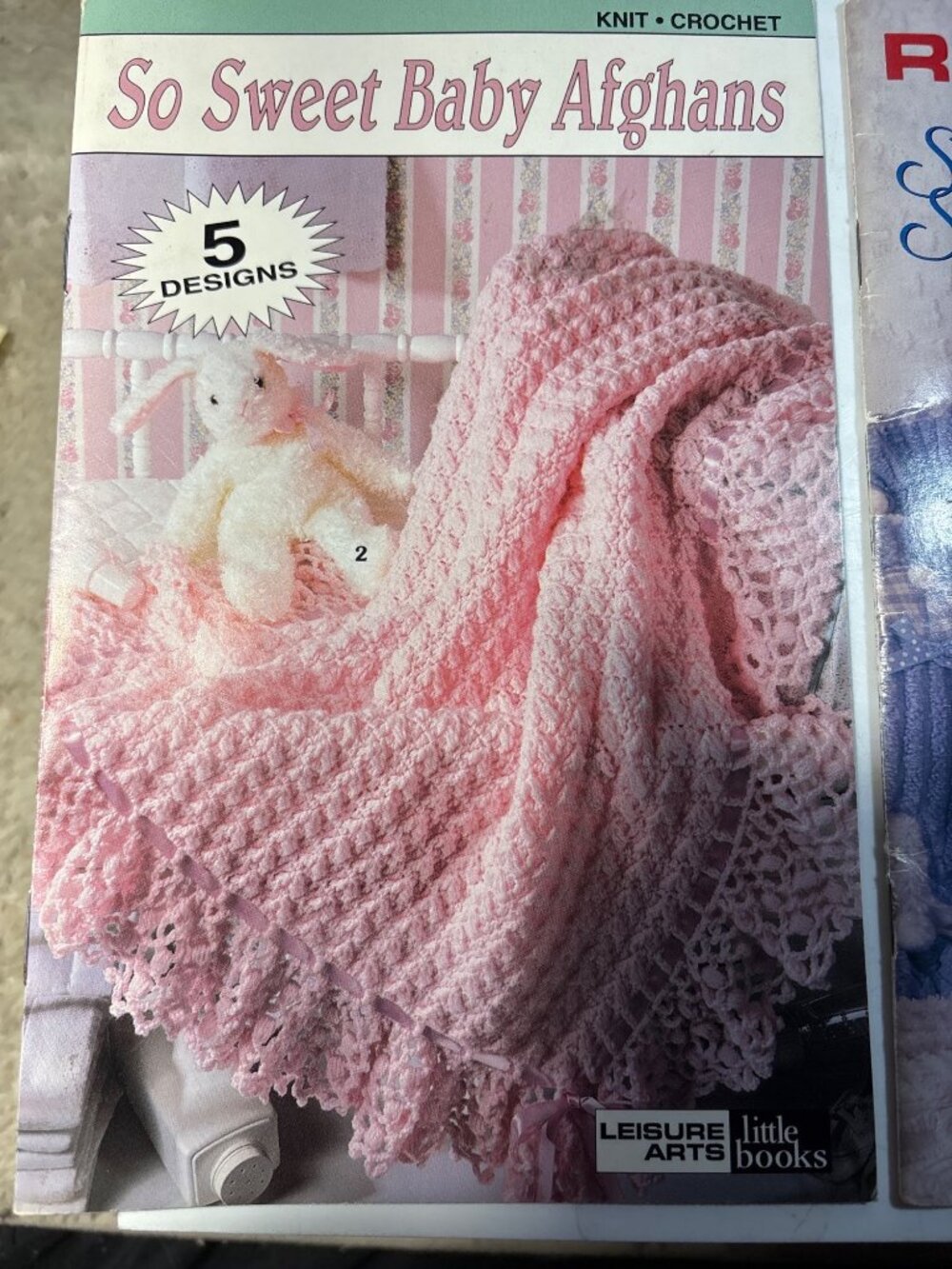 Red Heart Soft & Sweet Knit And Crochet Patterns For Baby - Picture 2 of 7